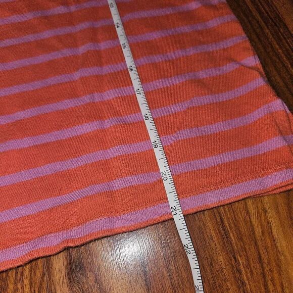 Old Navy Orange and Purple Striped Knit Top Womens Size Small - Picture 8 of 8